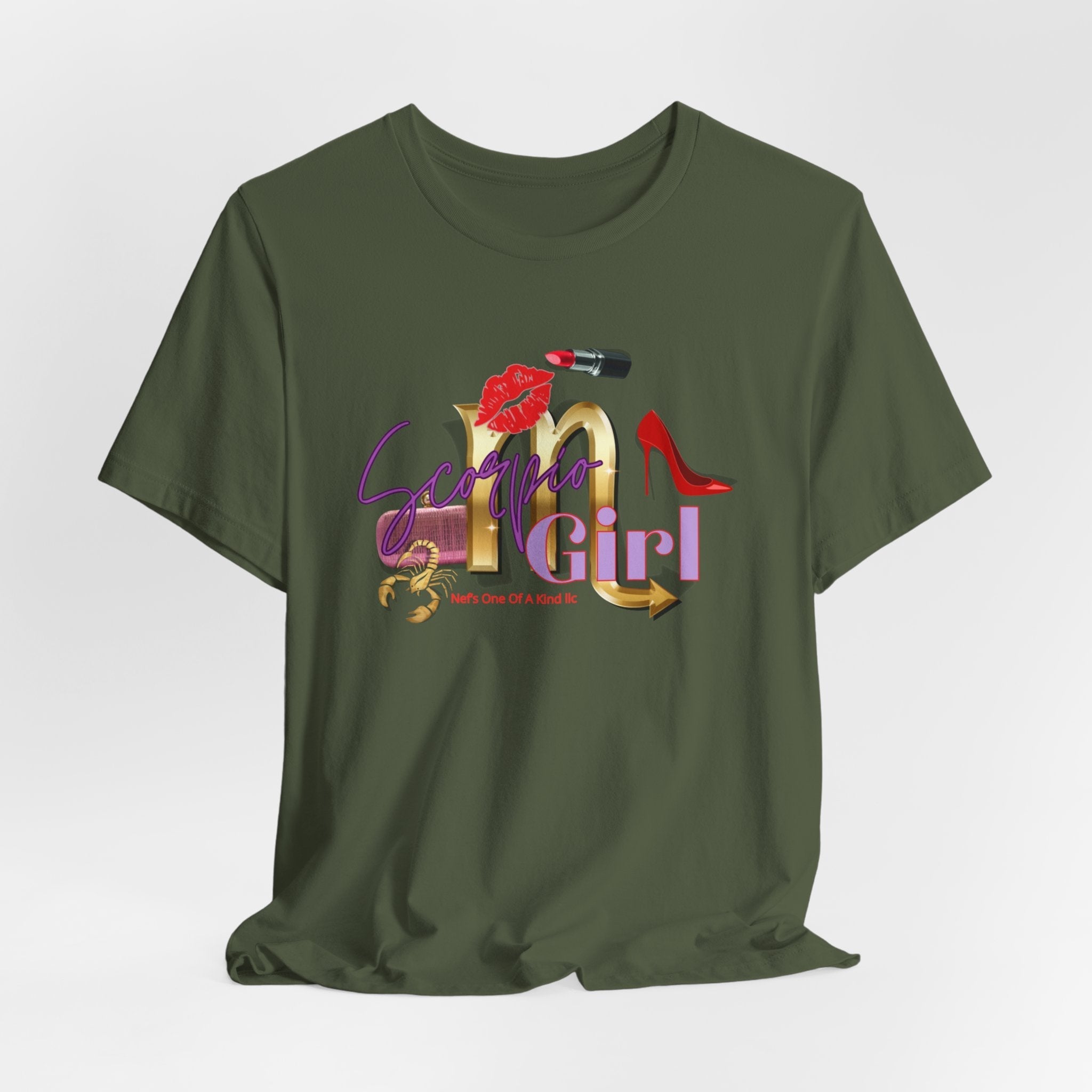Unisex Scorpio Girl lipstick Tee
